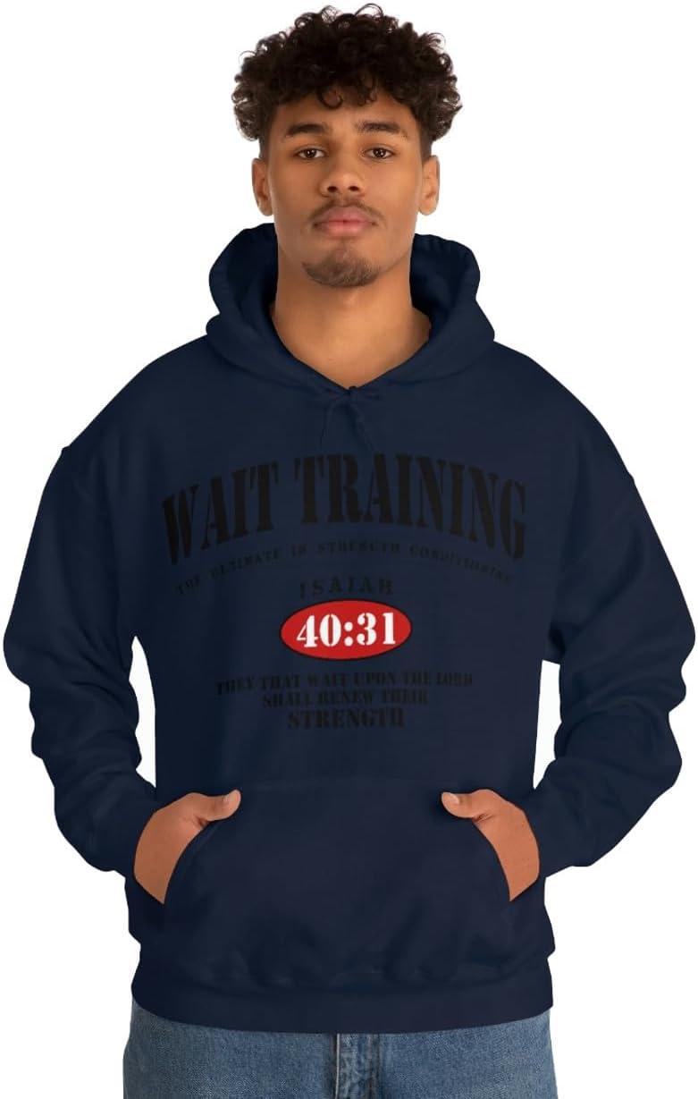 imageWait Training The Ultimate In Strength Training HoodieNavy