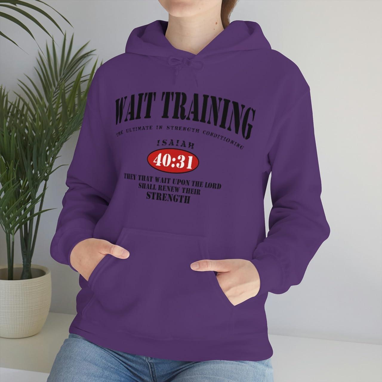 imageWait Training The Ultimate In Strength Training HoodiePurple