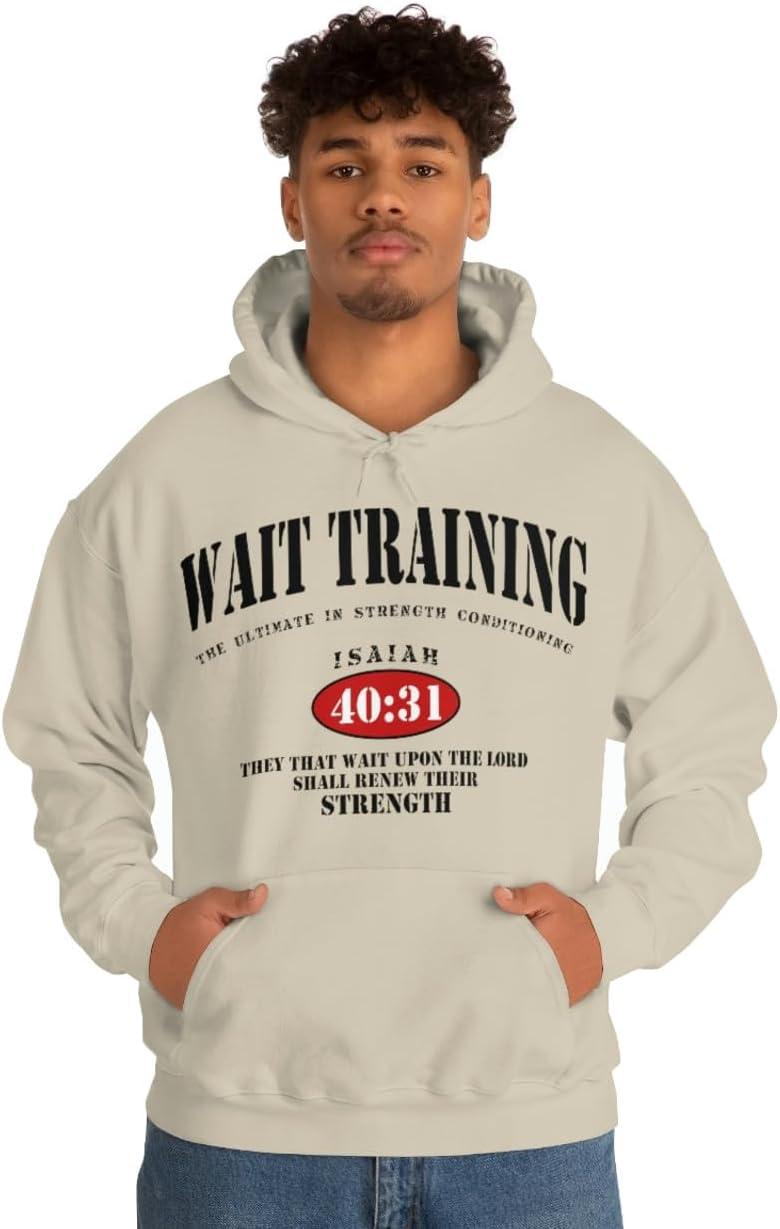 imageWait Training The Ultimate In Strength Training HoodieSand