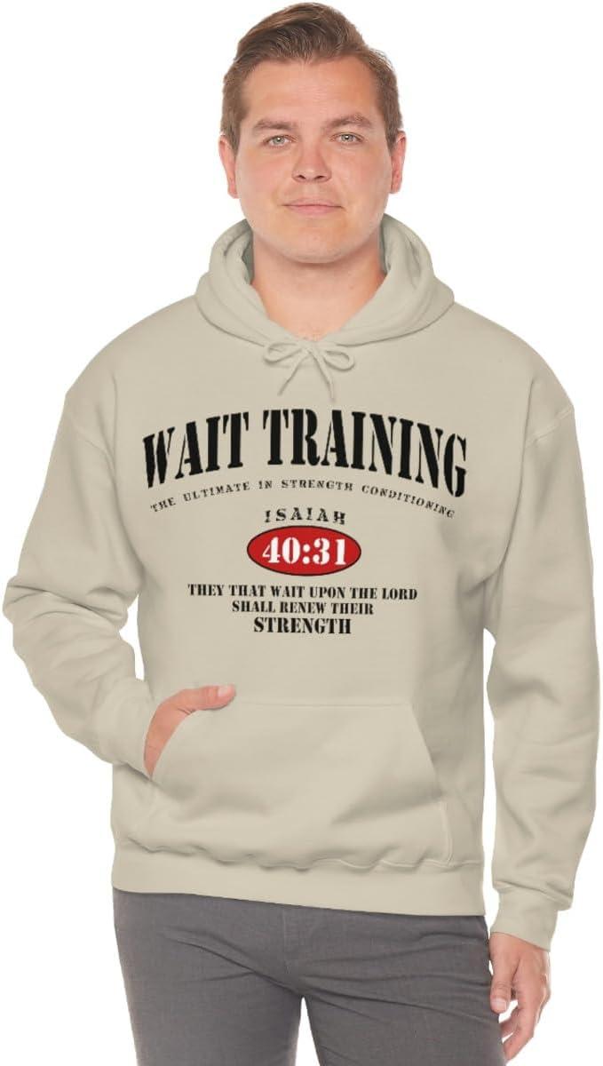 imageWait Training The Ultimate In Strength Training HoodieSand