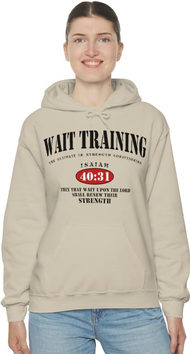 imageWait Training The Ultimate In Strength Training HoodieSand