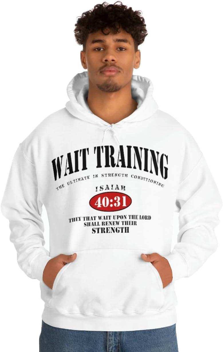 imageWait Training The Ultimate In Strength Training HoodieWhite