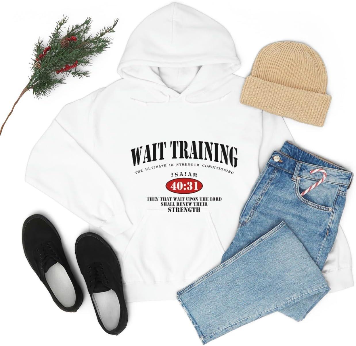 imageWait Training The Ultimate In Strength Training HoodieWhite