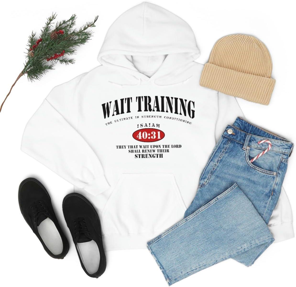 imageWait Training The Ultimate In Strength Training HoodieWhite