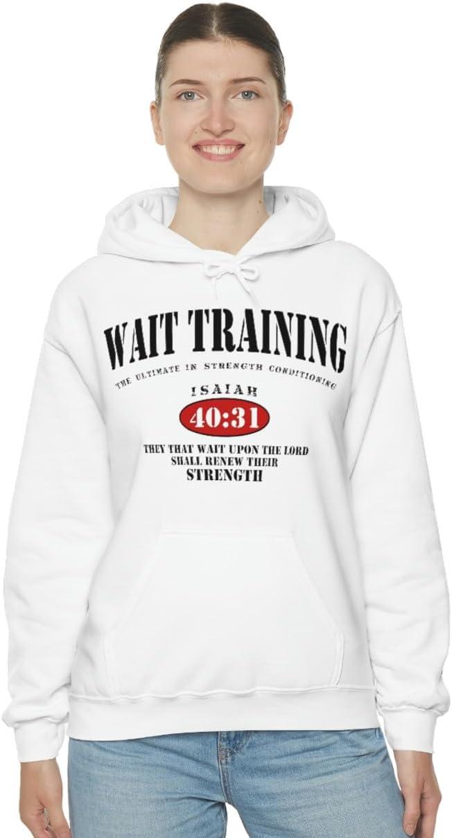 imageWait Training The Ultimate In Strength Training HoodieWhite