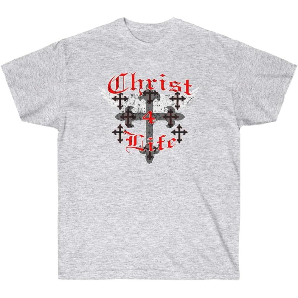 imageChrist 4 Life Christian TShirtAsh