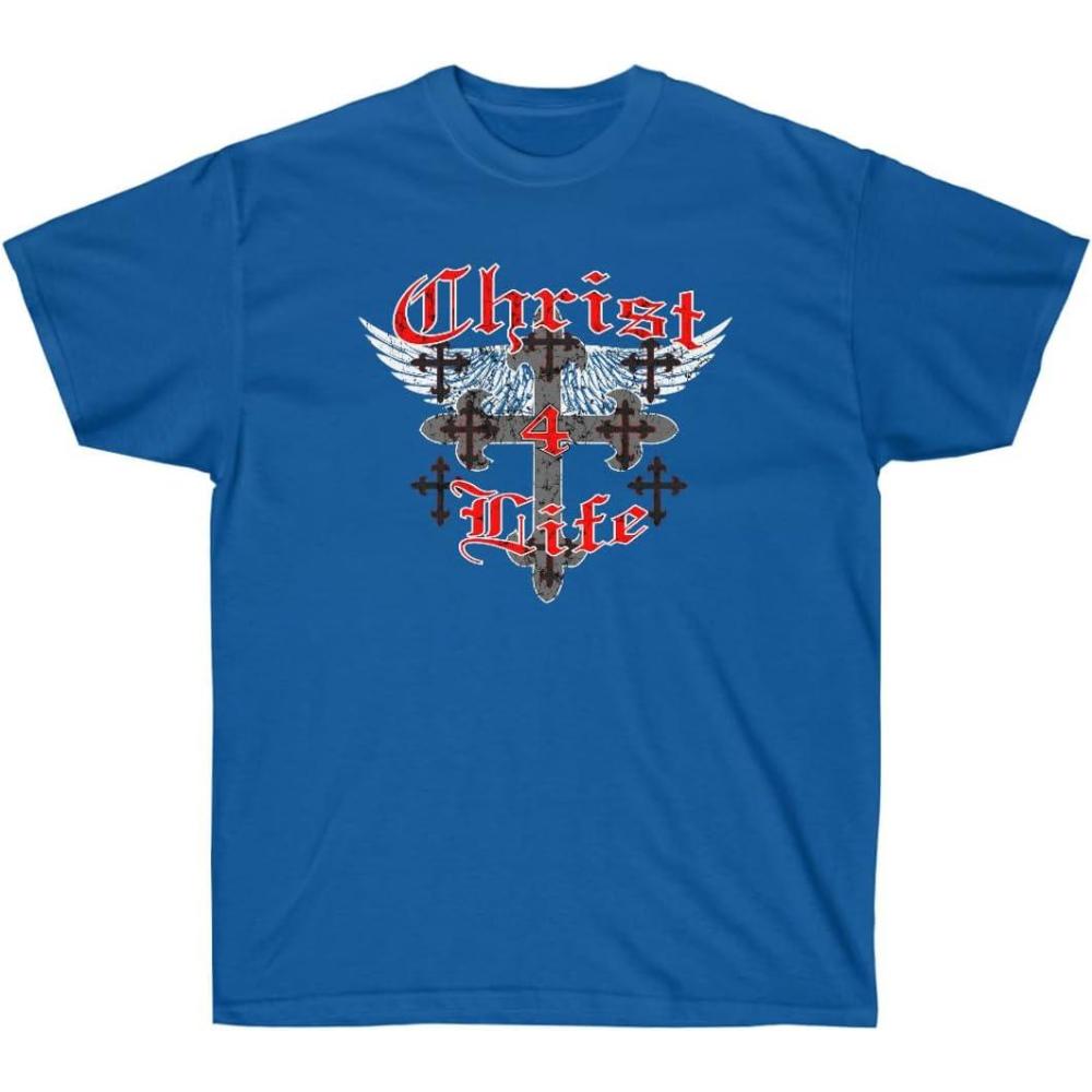 imageChrist 4 Life Christian TShirtRoyal