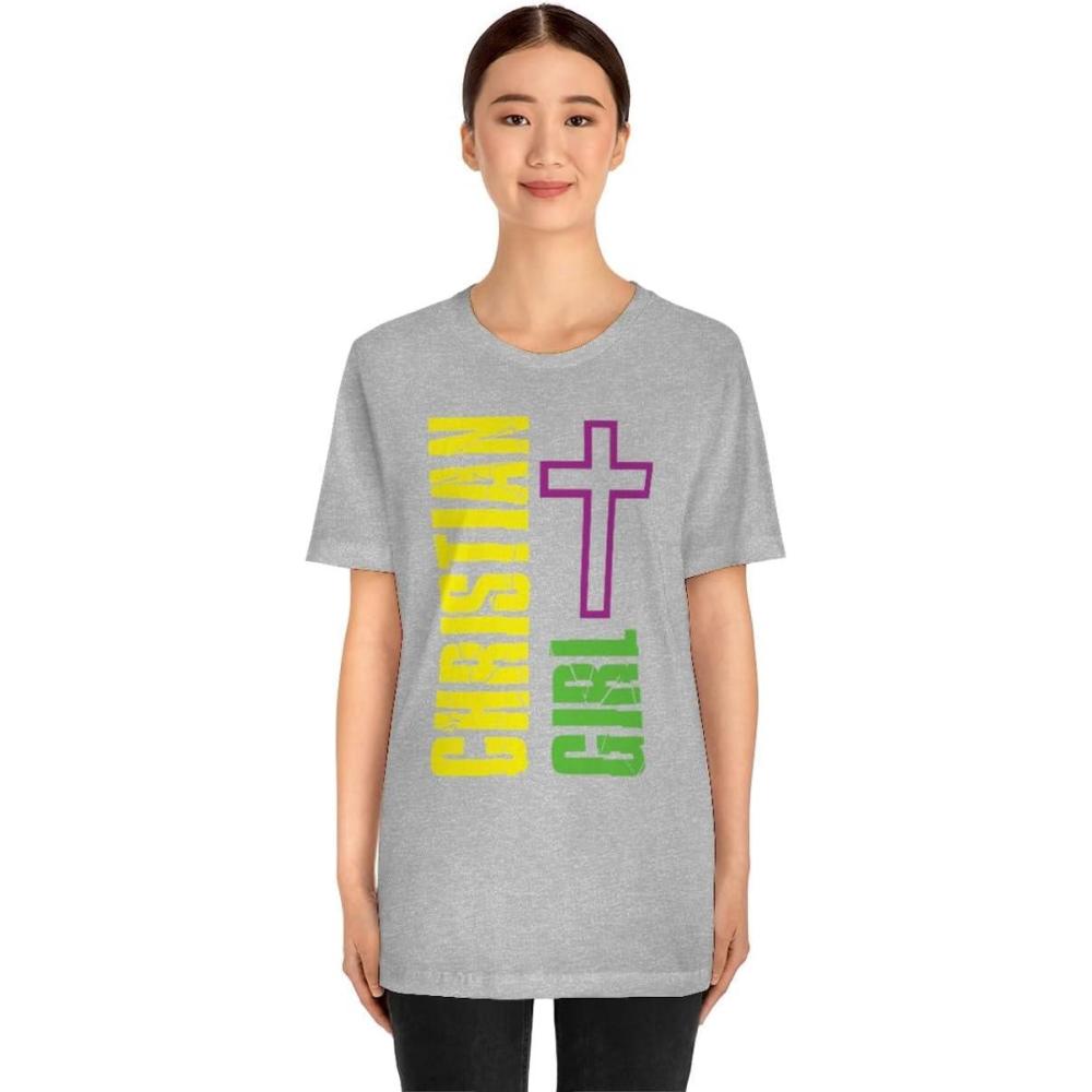 imageChristian Girl Unisex Jersey Short Sleeve TeeAthletic Heather