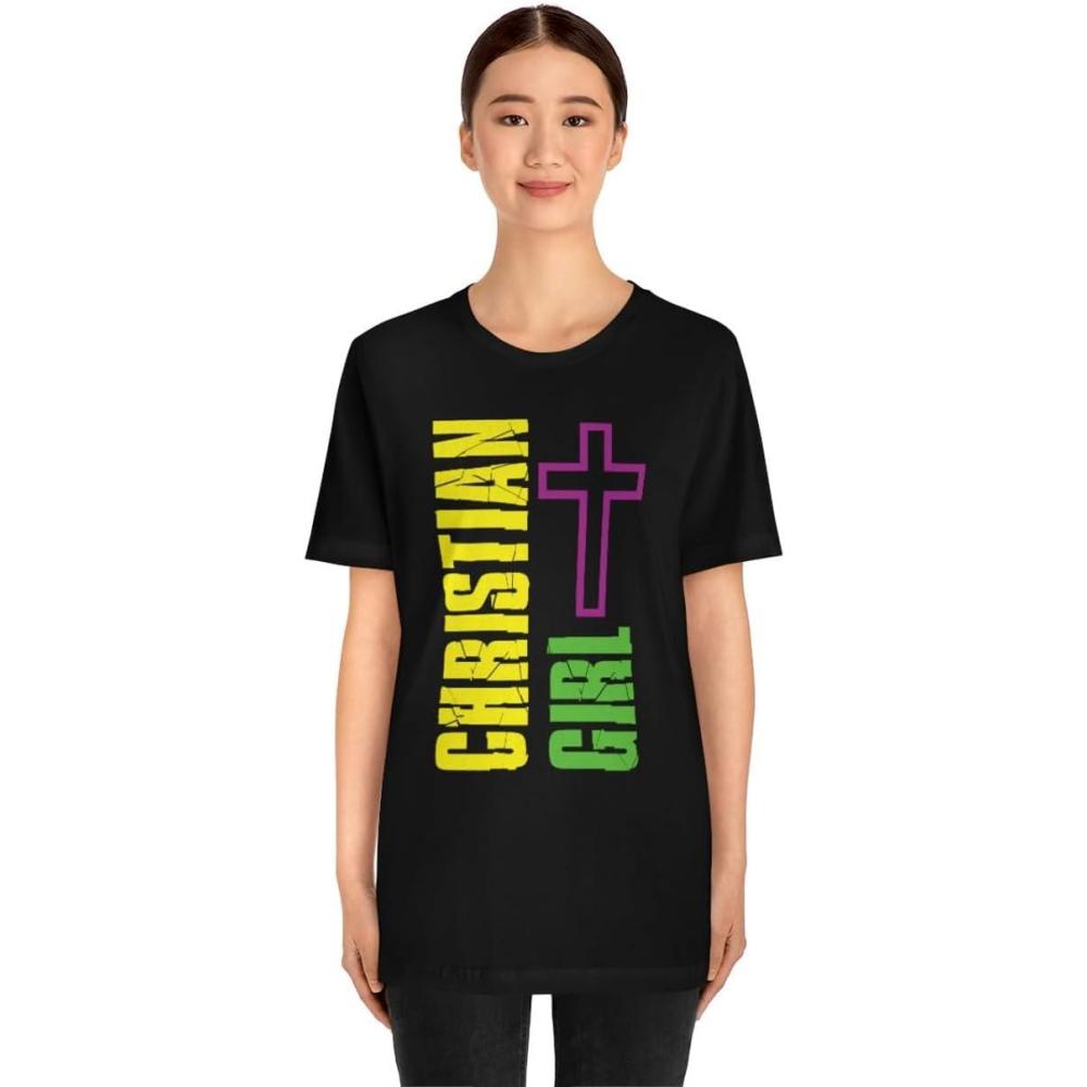 imageChristian Girl Unisex Jersey Short Sleeve TeeBlack