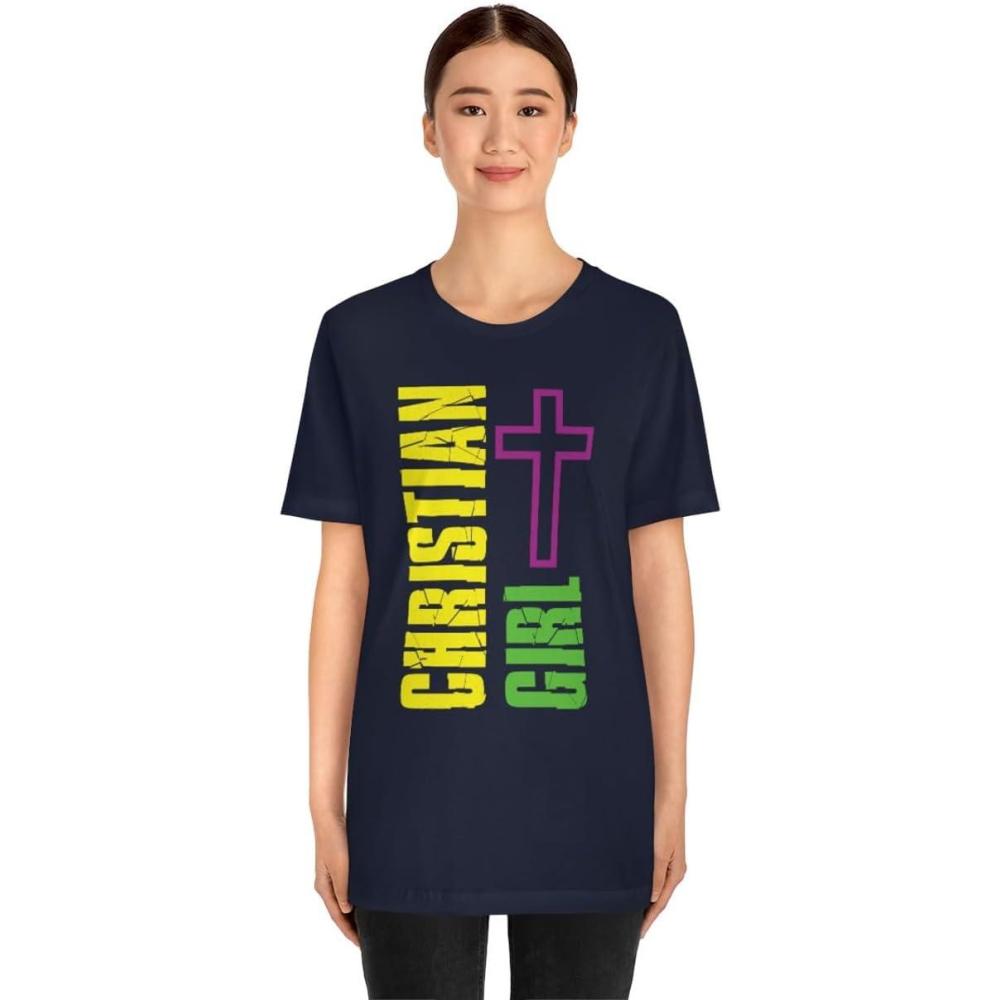 imageChristian Girl Unisex Jersey Short Sleeve TeeNavy