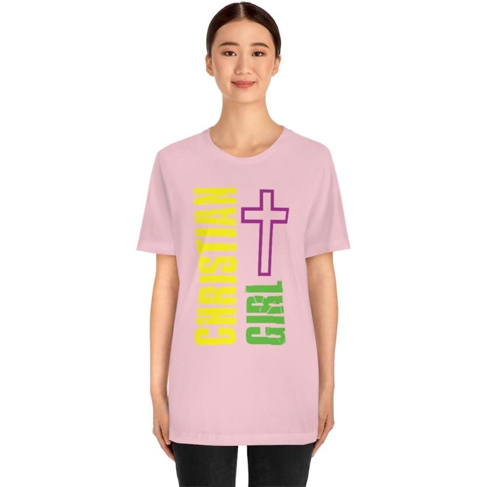imageChristian Girl Unisex Jersey Short Sleeve TeePink
