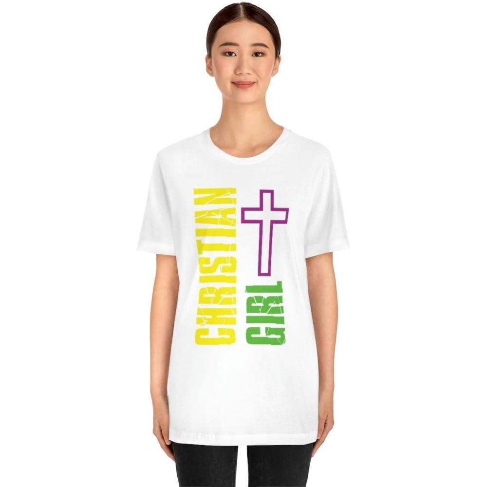 imageChristian Girl Unisex Jersey Short Sleeve TeeWhite