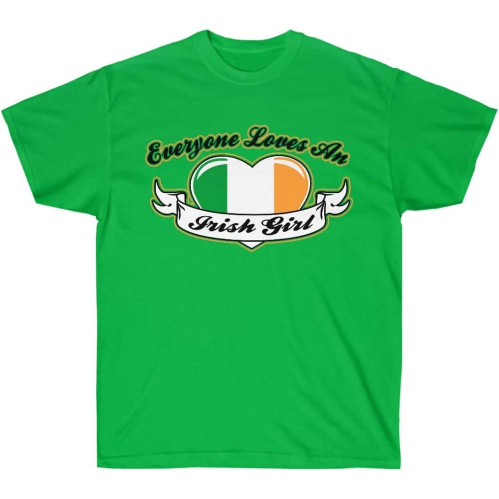 imageEveryone Loves an Irish Girl St Patricks Day Irish TShirtIrish Green