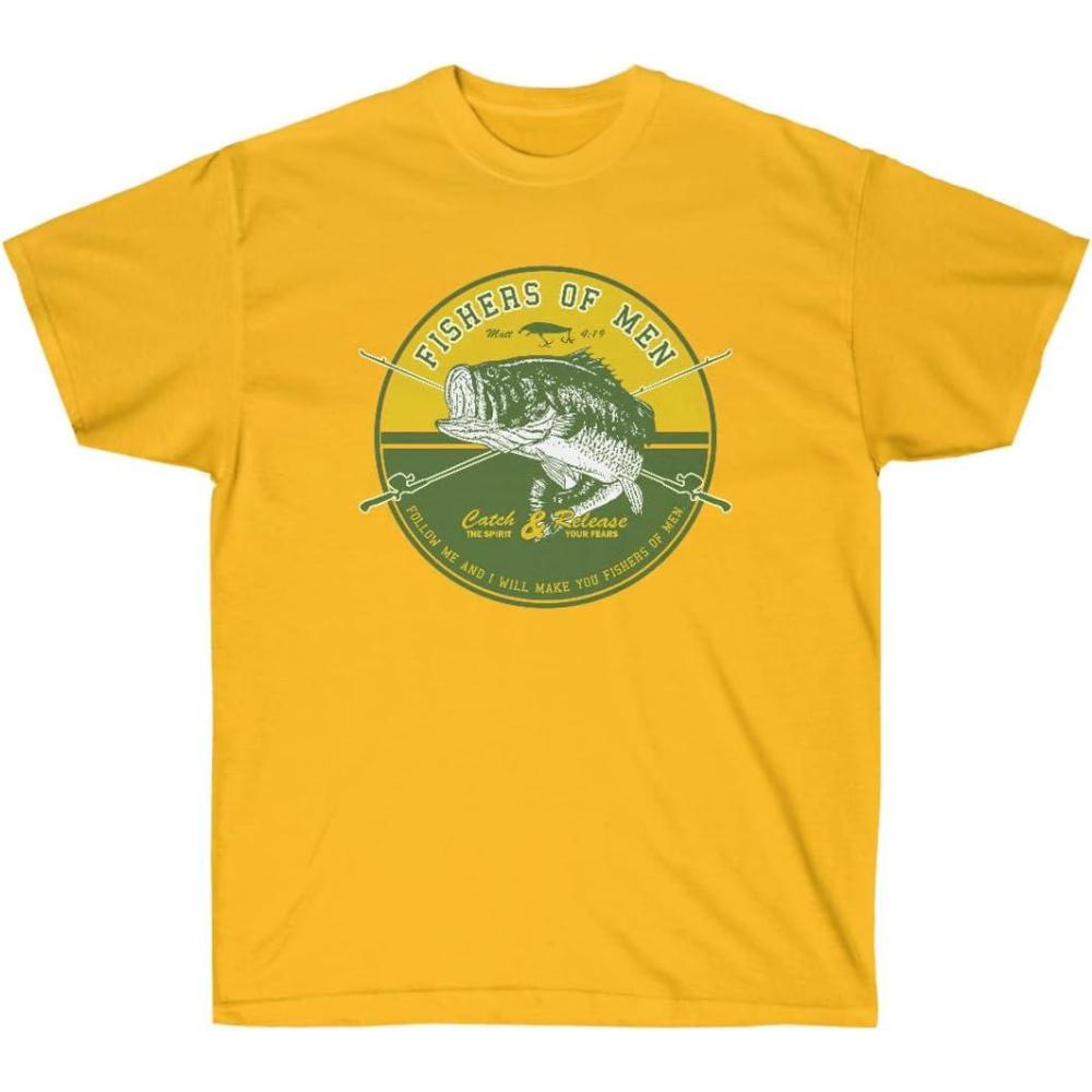 imageFishers of Men  Christian TShirtGold
