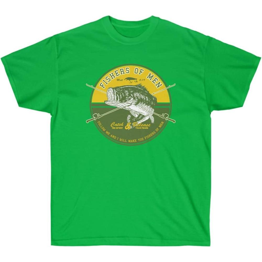 imageFishers of Men Christian TShirtIrish Green