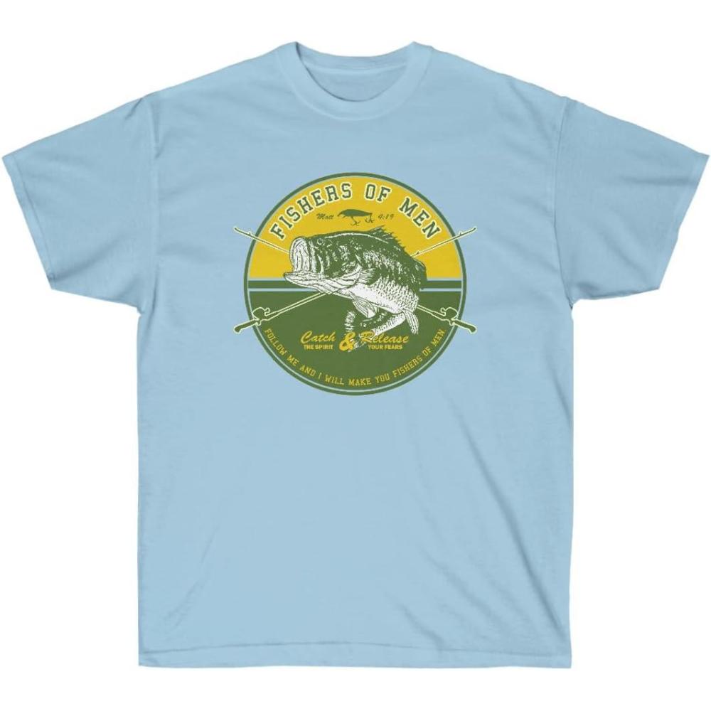 imageFishers of Men Christian TShirtLight Blue