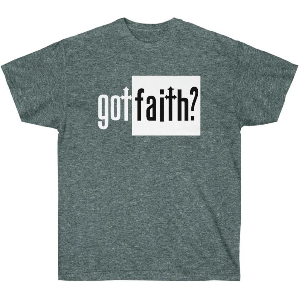 imageGot Faith Christian TShirtDark Heather