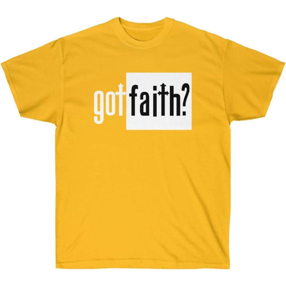 imageGot Faith Christian TShirtGold