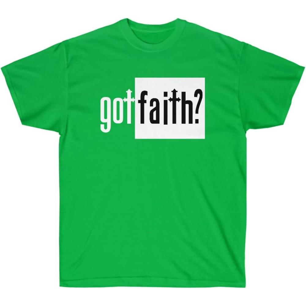 imageGot Faith Christian TShirtIrish Green