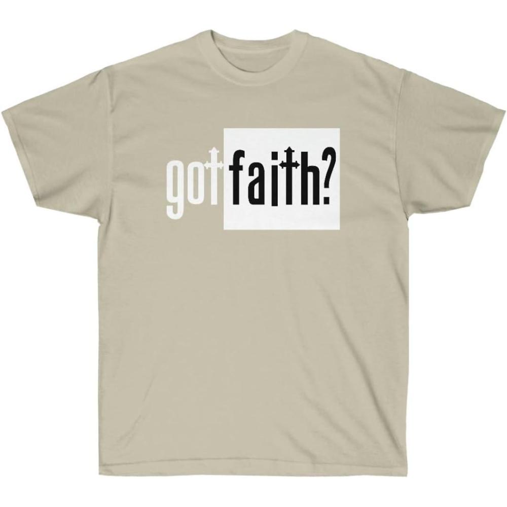imageGot Faith Christian TShirtSand