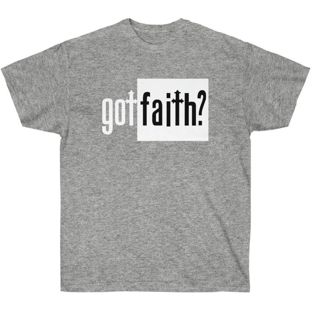 imageGot Faith Christian TShirtSport Grey