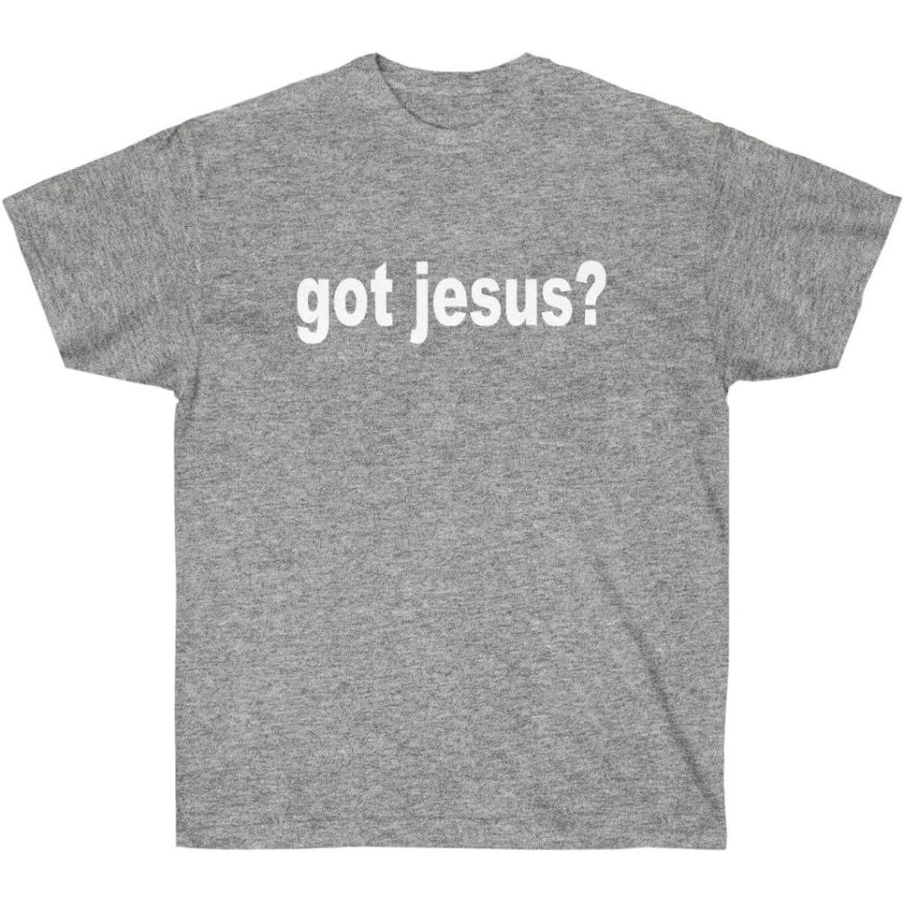 imageGot Jesus Classic Christian TShirtSport Grey