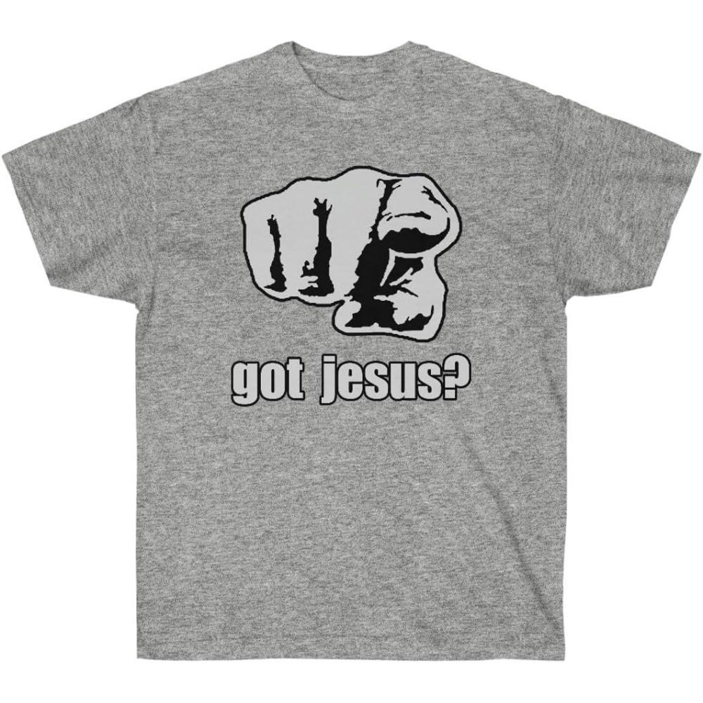imageGot Jesus Pointer  Christian TShirtSport Grey