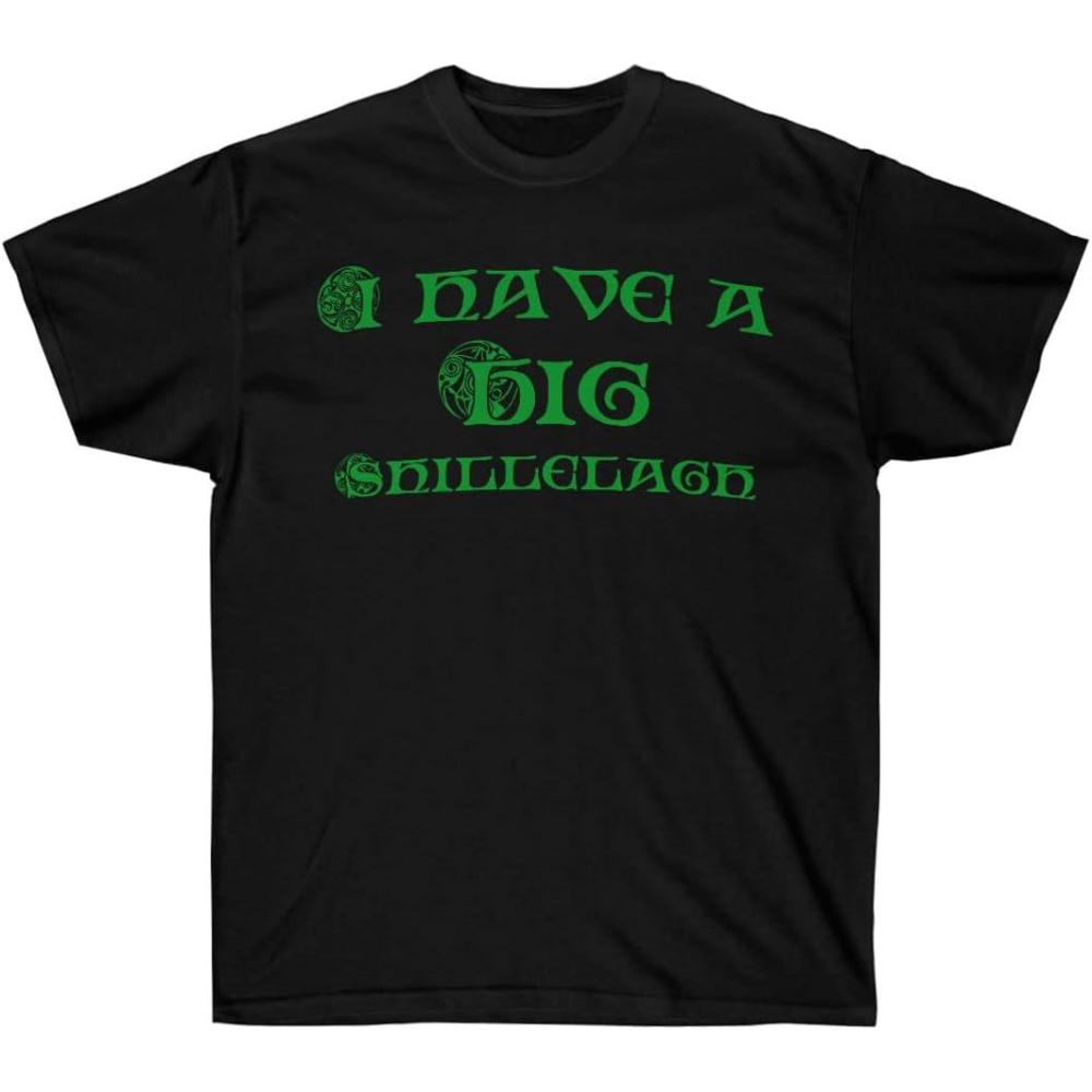 imageGreekgear I Have A Big Shillelagh  St Patricks Day Irish TShirtBlack