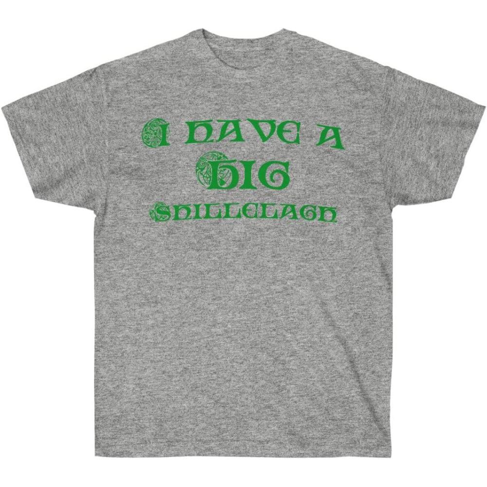 imageGreekgear I Have A Big Shillelagh St Patricks Day Irish TShirtSport Grey