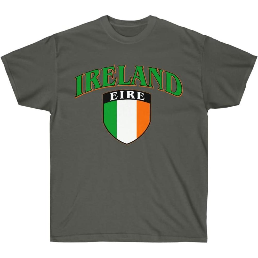 imageGreekgear Ireland Eire St Patricks Day Irish TShirtDark Heather
