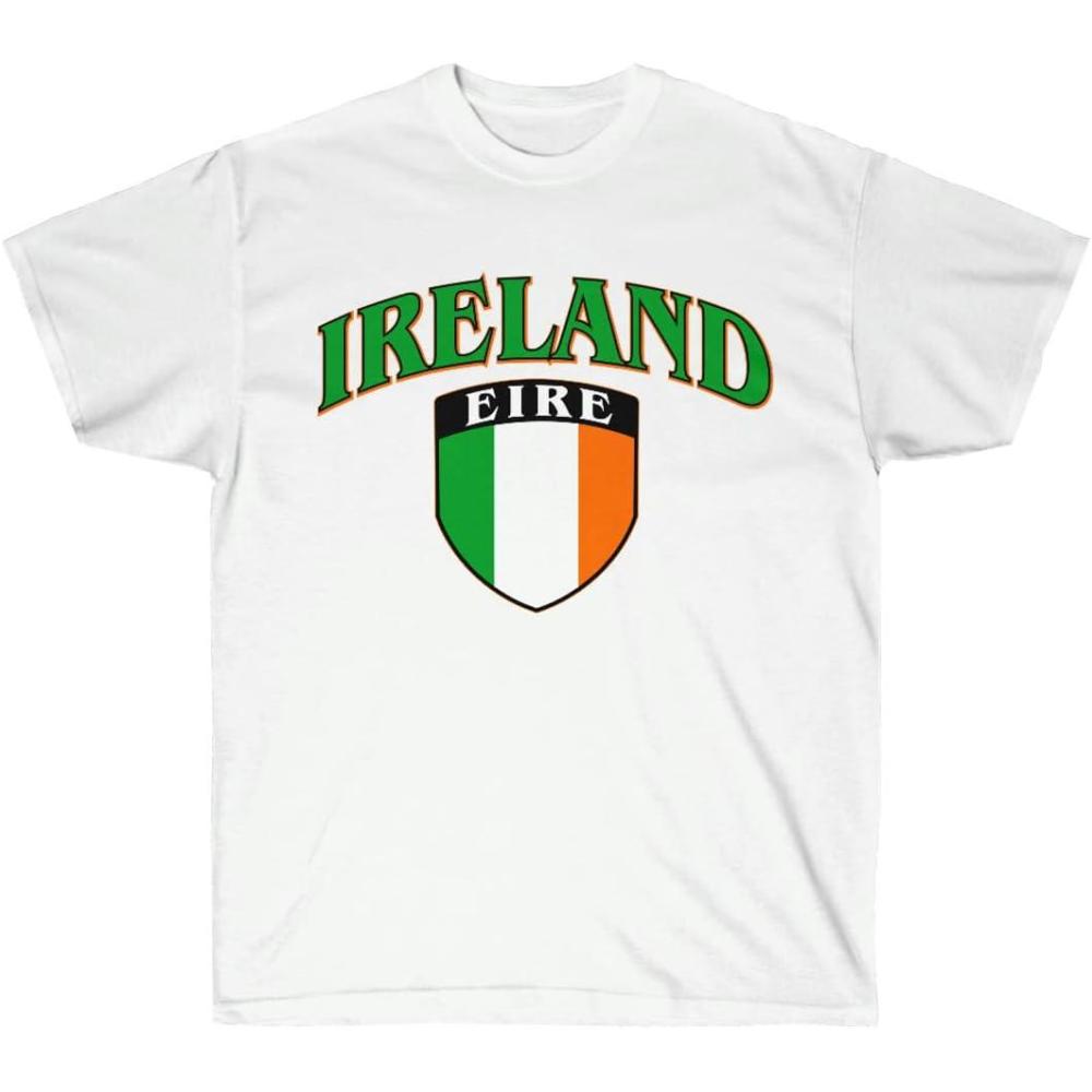 imageGreekgear Ireland Eire St Patricks Day Irish TShirtWhite
