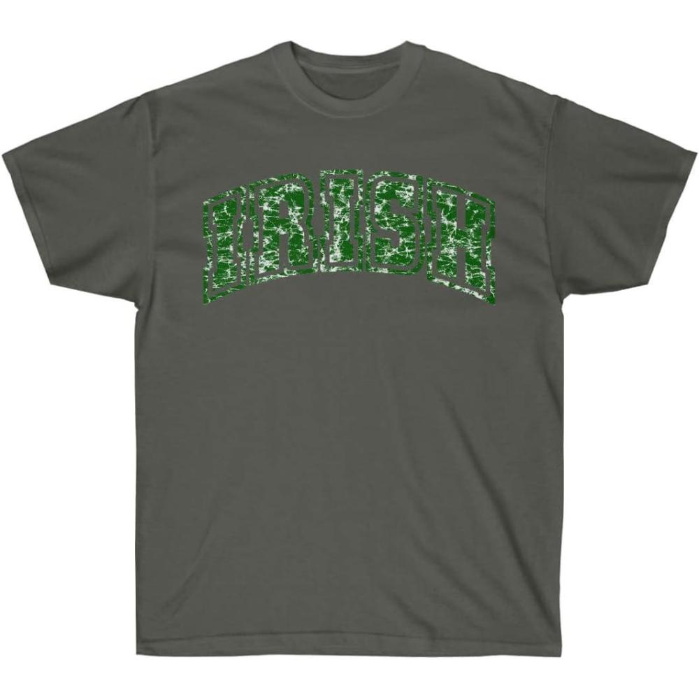 imageGreekgear Irish Arch  St Patricks Day Irish TShirtDark Heather