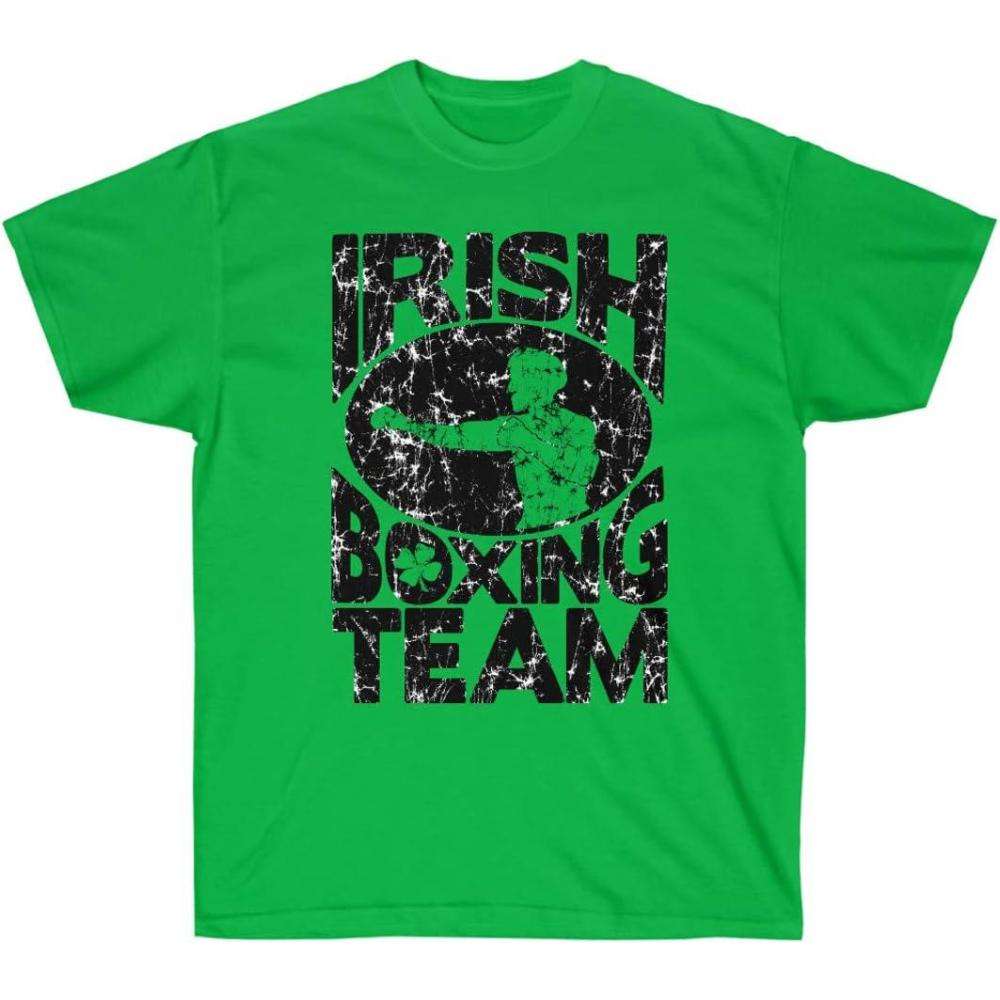 imageGreekgear Irish Boxing Team St Patricks Day Irish TShirtIrish Green