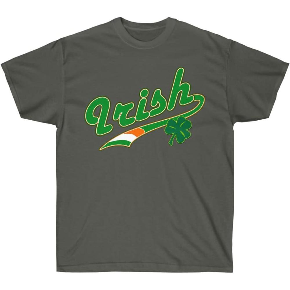 imageGreekgear Irish Tail St Patricks Day Irish TShirtDark Heather
