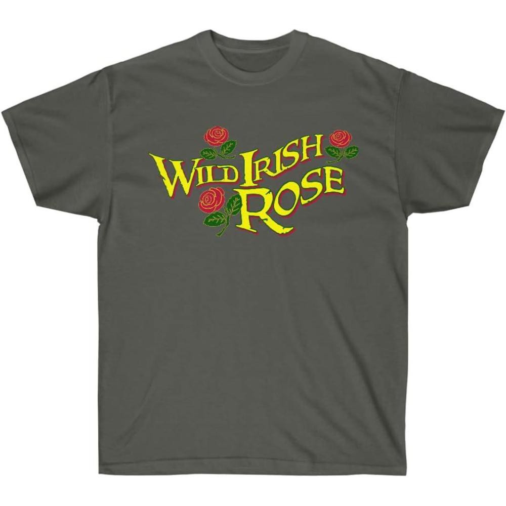 imageGreekgear Wild Irish Rose St Patricks Day Irish TShirtDark Heather