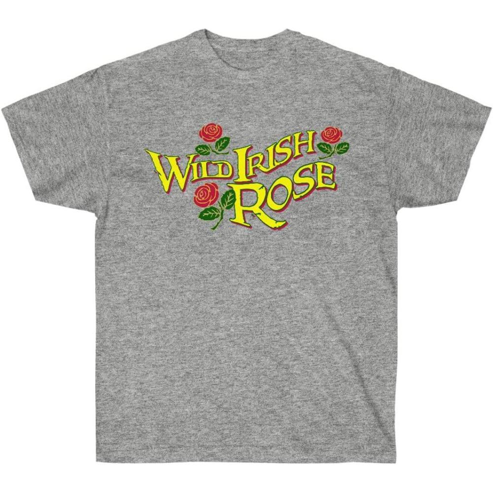 imageGreekgear Wild Irish Rose  St Patricks Day Irish TShirtSport Grey