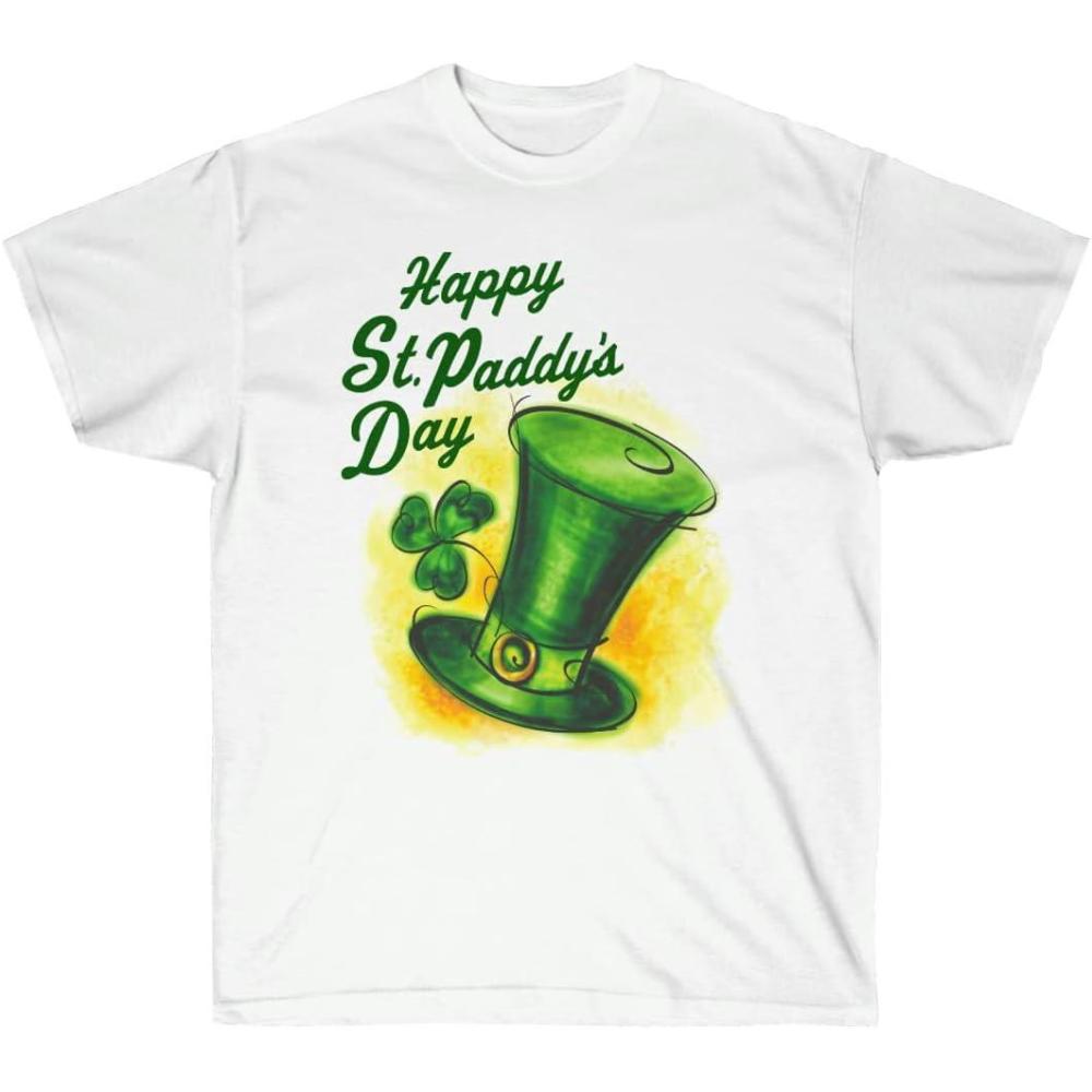 imageHappy St Paddys Day St Patricks Day Irish TShirtWhite