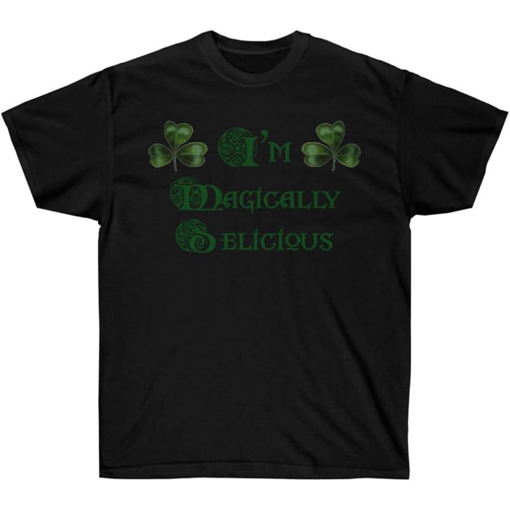 imageIm Magically Delicious  St Patricks Day Irish TShirtBlack