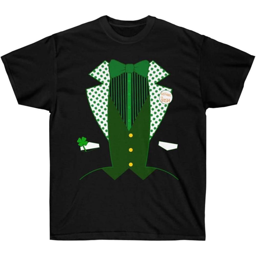 imageIrish St Paddys Day Tuxedo Tee St Patricks Day Irish TShirtBlack