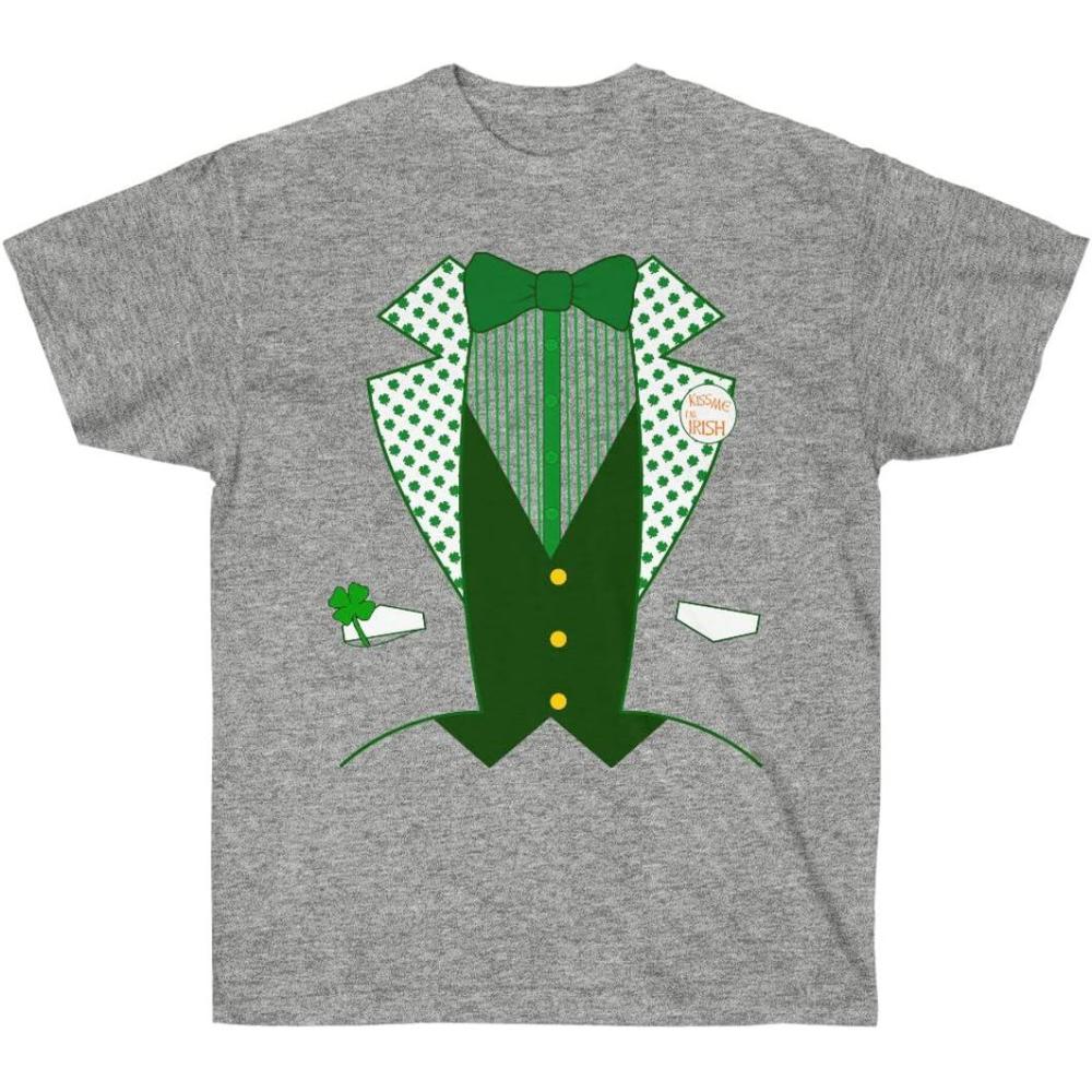imageIrish St Paddys Day Tuxedo Tee  St Patricks Day Irish TShirtSport Grey