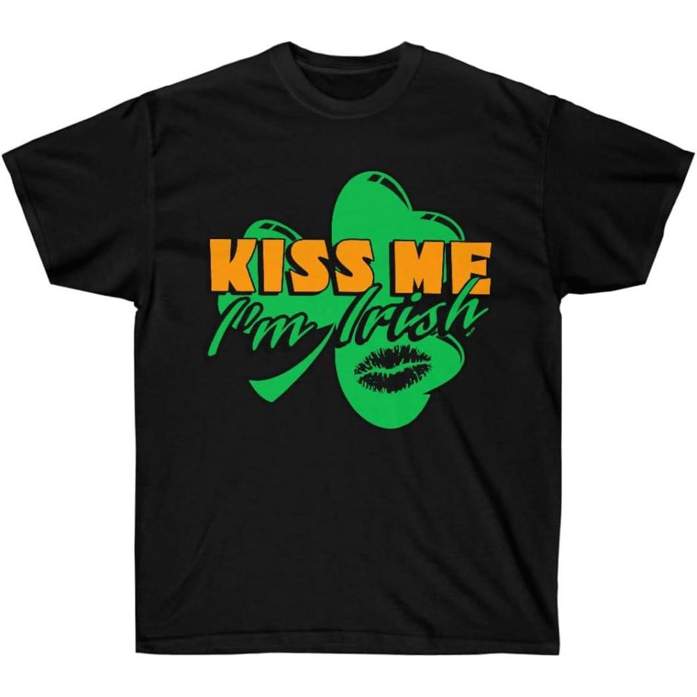imageKiss Me Im Irish St Patricks Day Irish TShirtBlack