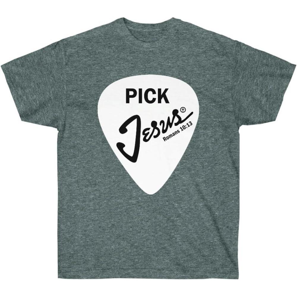 imagePick Jesus  Christian TShirtDark Heather