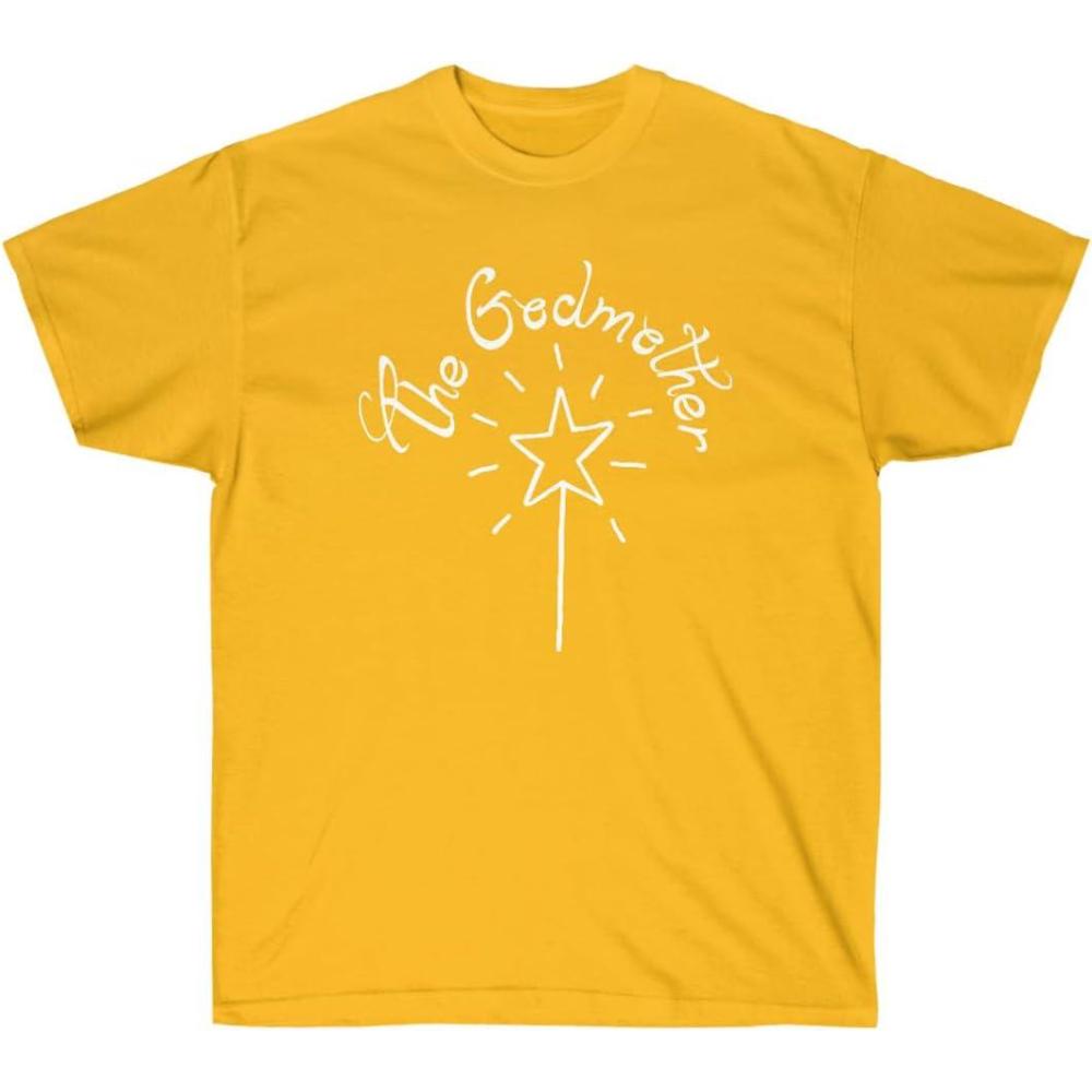 imageThe Godmother Magic Wand Christian TShirtGold