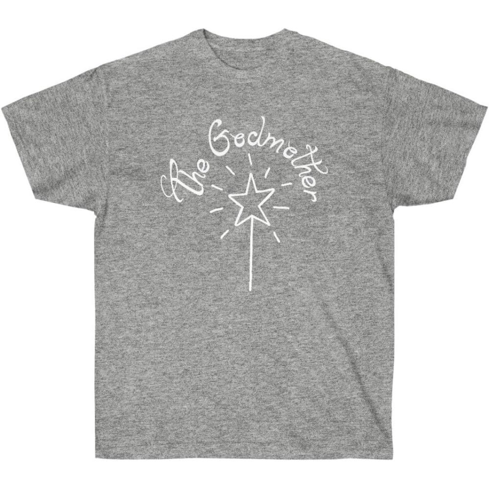 imageThe Godmother Magic Wand Christian TShirtSport Grey