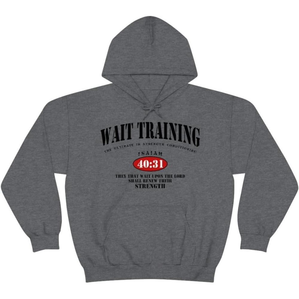 imageWait Training The Ultimate In Strength Training HoodieDark Heather