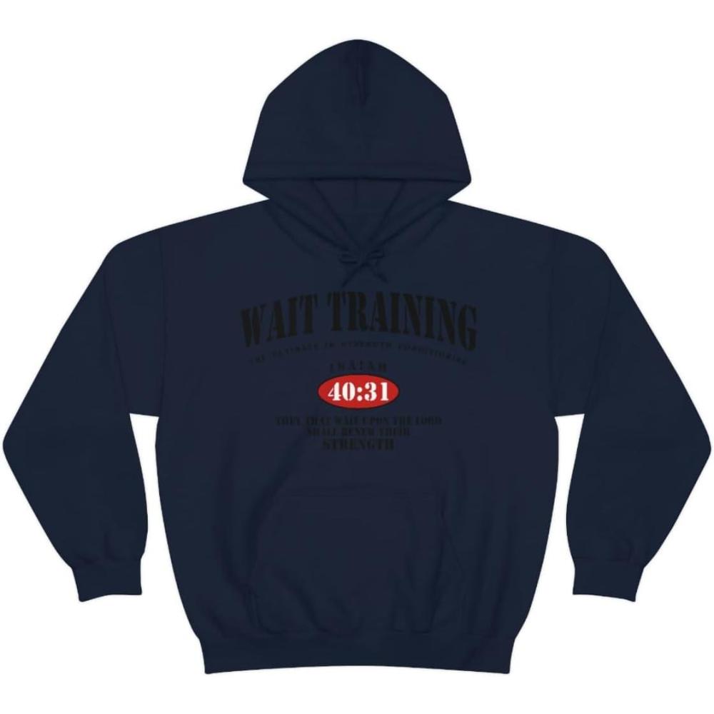 imageWait Training The Ultimate In Strength Training HoodieNavy