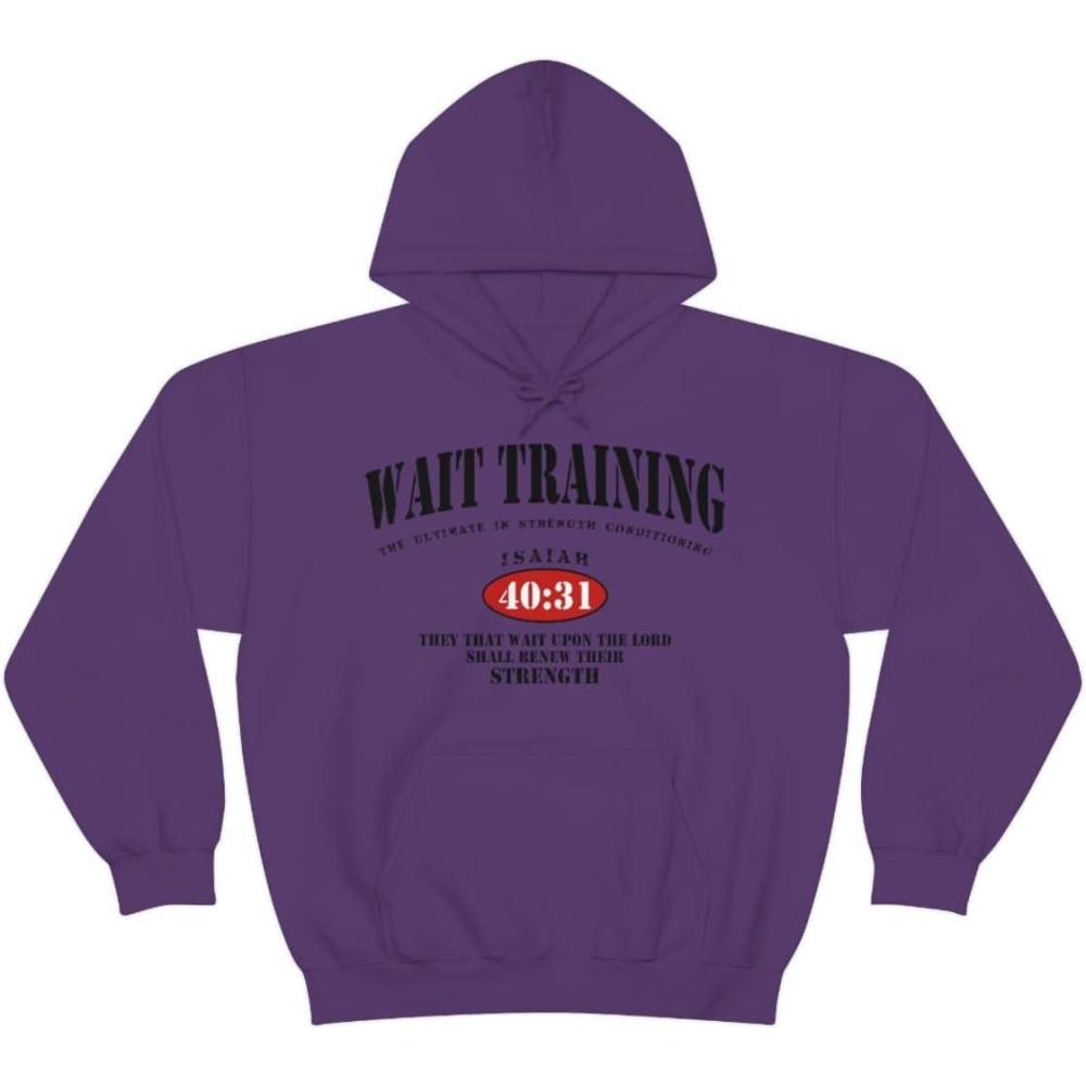 imageWait Training The Ultimate In Strength Training HoodiePurple