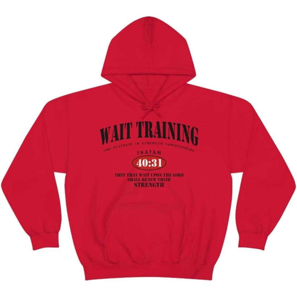 imageWait Training The Ultimate In Strength Training HoodieRed