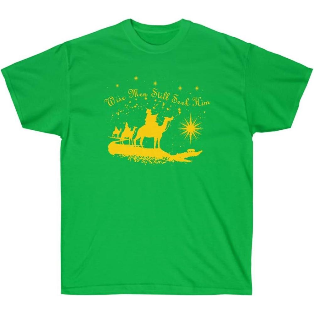 imageWise Men Still Seek Him Christian TShirtIrish Green