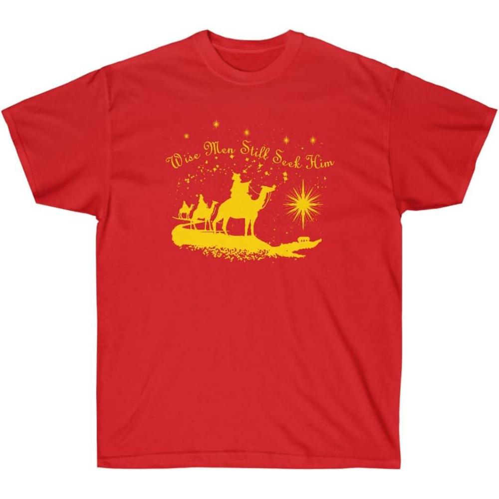 imageWise Men Still Seek Him Christian TShirtRed